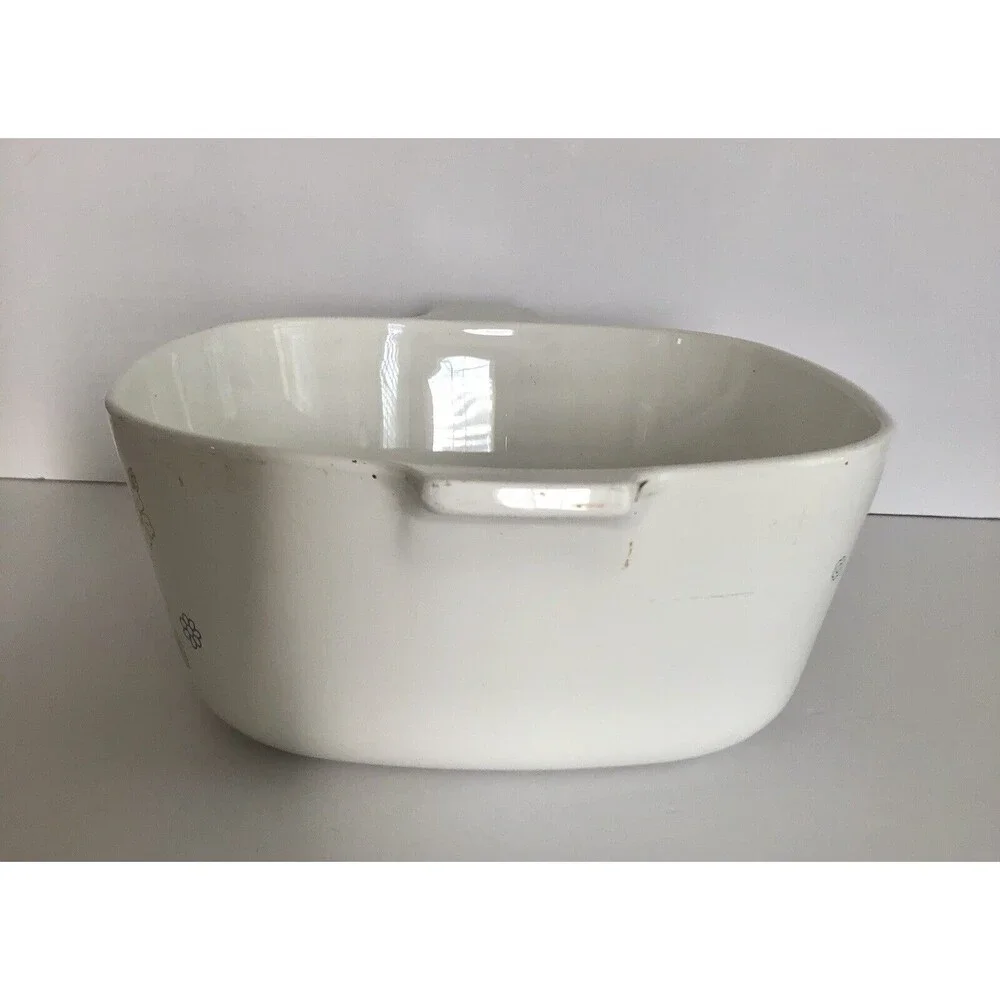 Vintage Corning Ware Floral Bouquet Yellow Flowers Casserole 2 1/2 Qt   No Lid